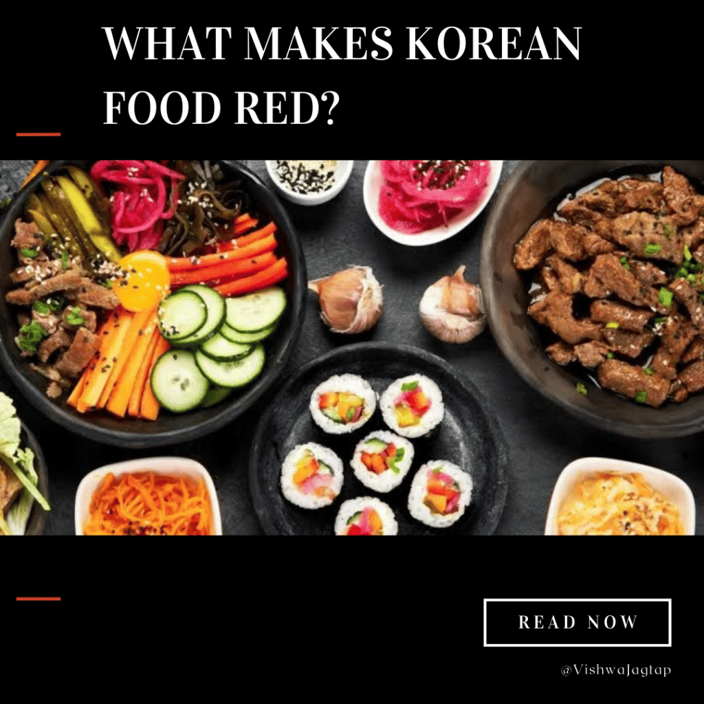 Korean food red